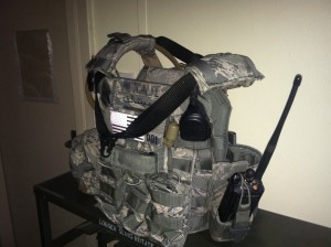 ABU Tiger Strip Plate Carrier Cumber