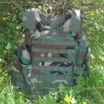 Woodland IOTV body armor carrier