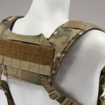 padded harness velcro id chest rig drag handle