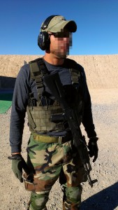Padded harness AK chest rig side