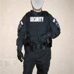Body armor carrier for security contractor