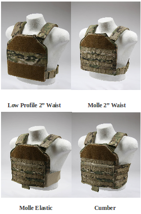 Plate Carrier AR500 versions