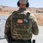 Custom carrier A-TACS FG back body armor