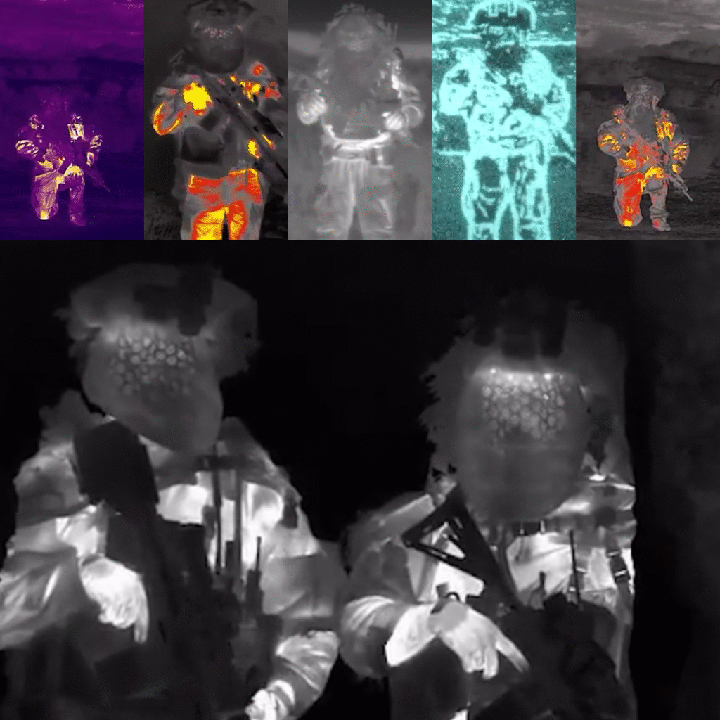 SPECTRALFLAGE Helmet Cover and Veil under Thermal