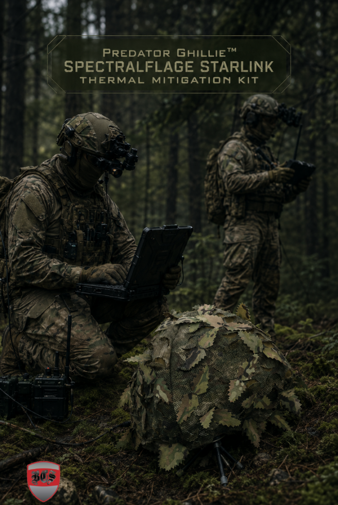 Predator Ghillie™ SPECTRALFLAGE Starlink Thermal Mitigation Kit
